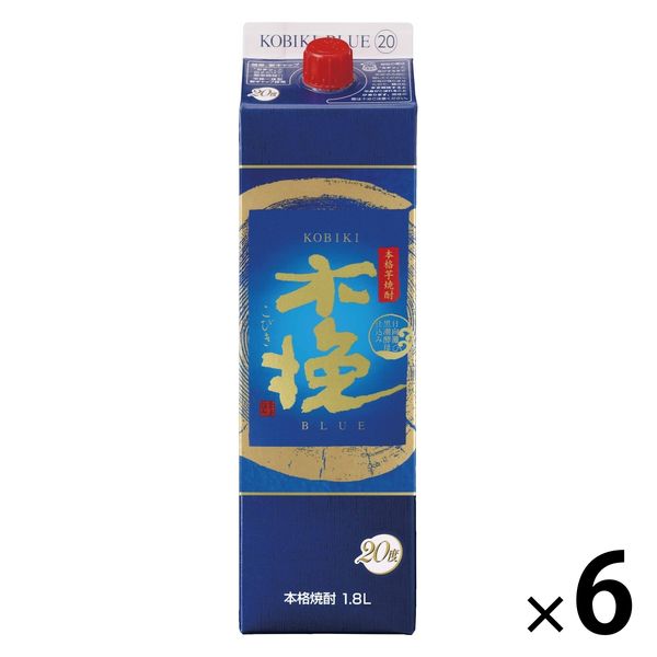 雲海酒造 木挽ブルー BLUE パック 20度 1.8L 1セット（1本×6） 芋焼酎