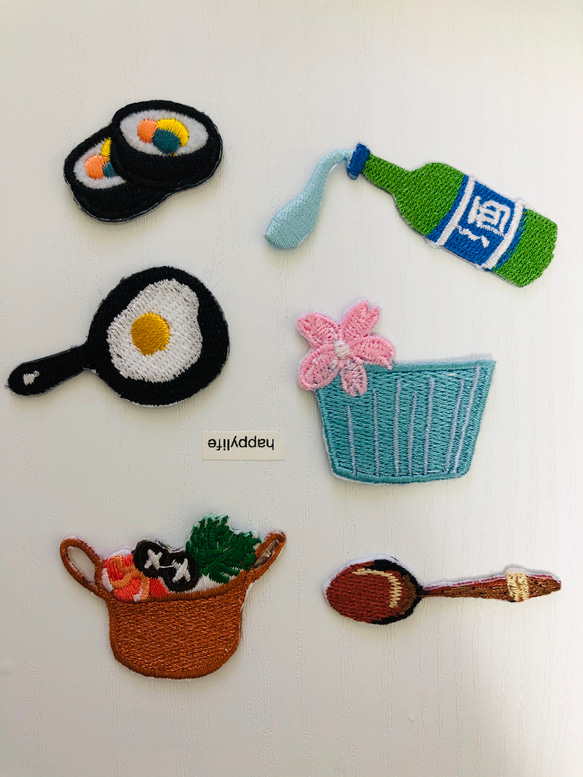 セール品　可愛いアイロンワッペン　刺繍アイロンワッペン