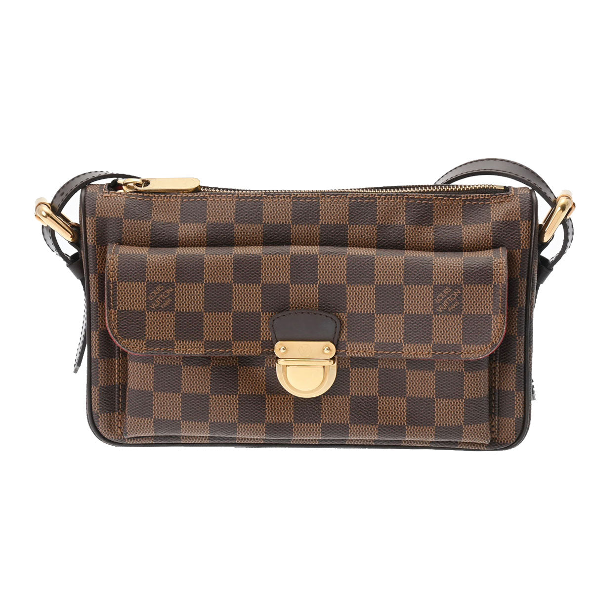 LOUIS VUITTON ルイヴィトン ラヴェッロ GM ブラウン N60006 レディース ダミエキャンバス ショルダーバッグ Aランク 中古 