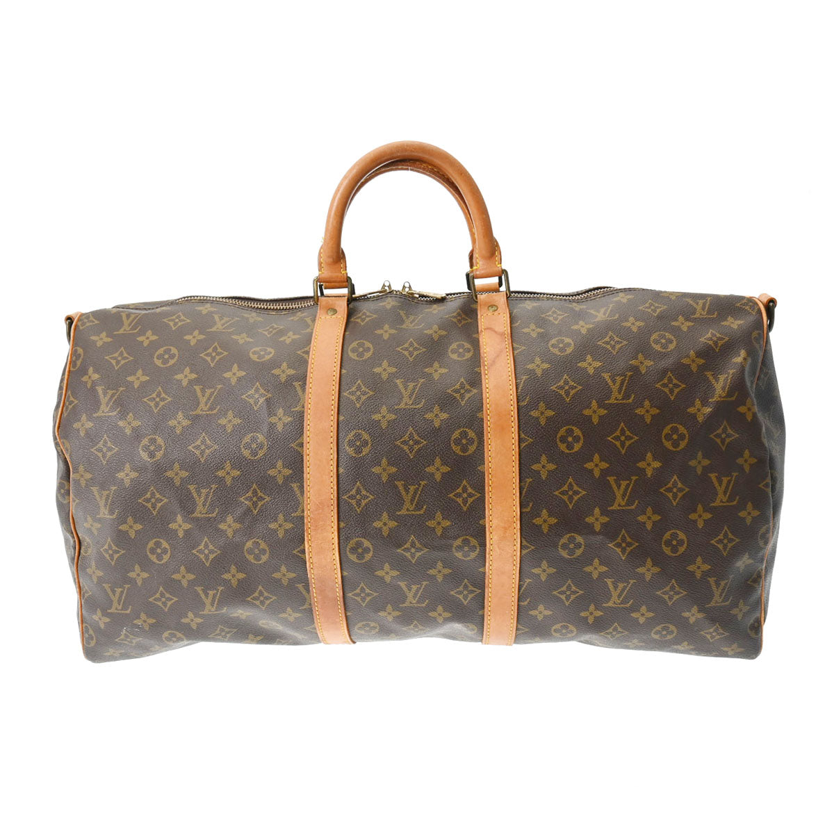 LOUIS VUITTON ルイヴィトン モノグラム キーポル 55 ブラウン M41424 ユニセックス モノグラムキャンバス ボストンバッグ Bランク 中古 