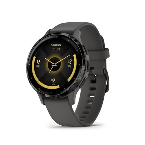 GARMIN 010-02785-40 Venu3S GPSスマートウォッチ Black Sesame／Slate