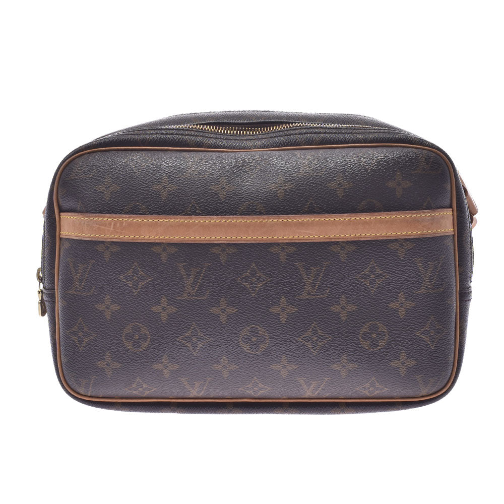 LOUIS VUITTON ルイヴィトン モノグラム リポーターPM ブラウン M45254 ユニセックス モノグラムキャンバス ショルダーバッグ Bランク 中古 