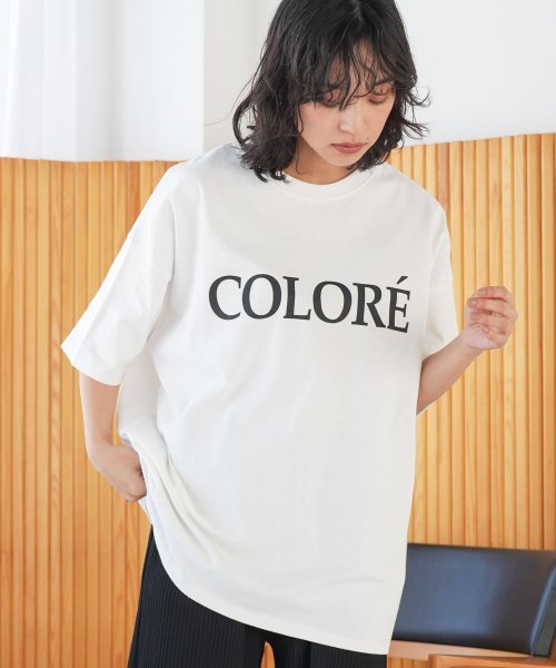 プリントオーバーサイズ半袖Tシャツ