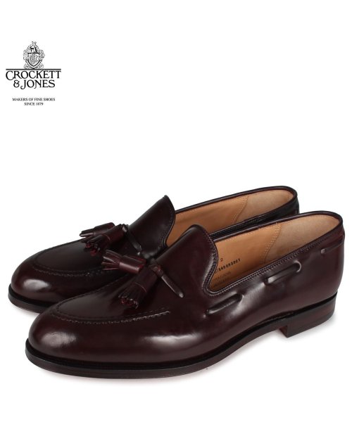 クロケット&ジョーンズ CROCKETT&JONES カヴェンディッシュ タッセルローファー メンズ CAVENDISH 2 Eワイズ バーガンディー 293