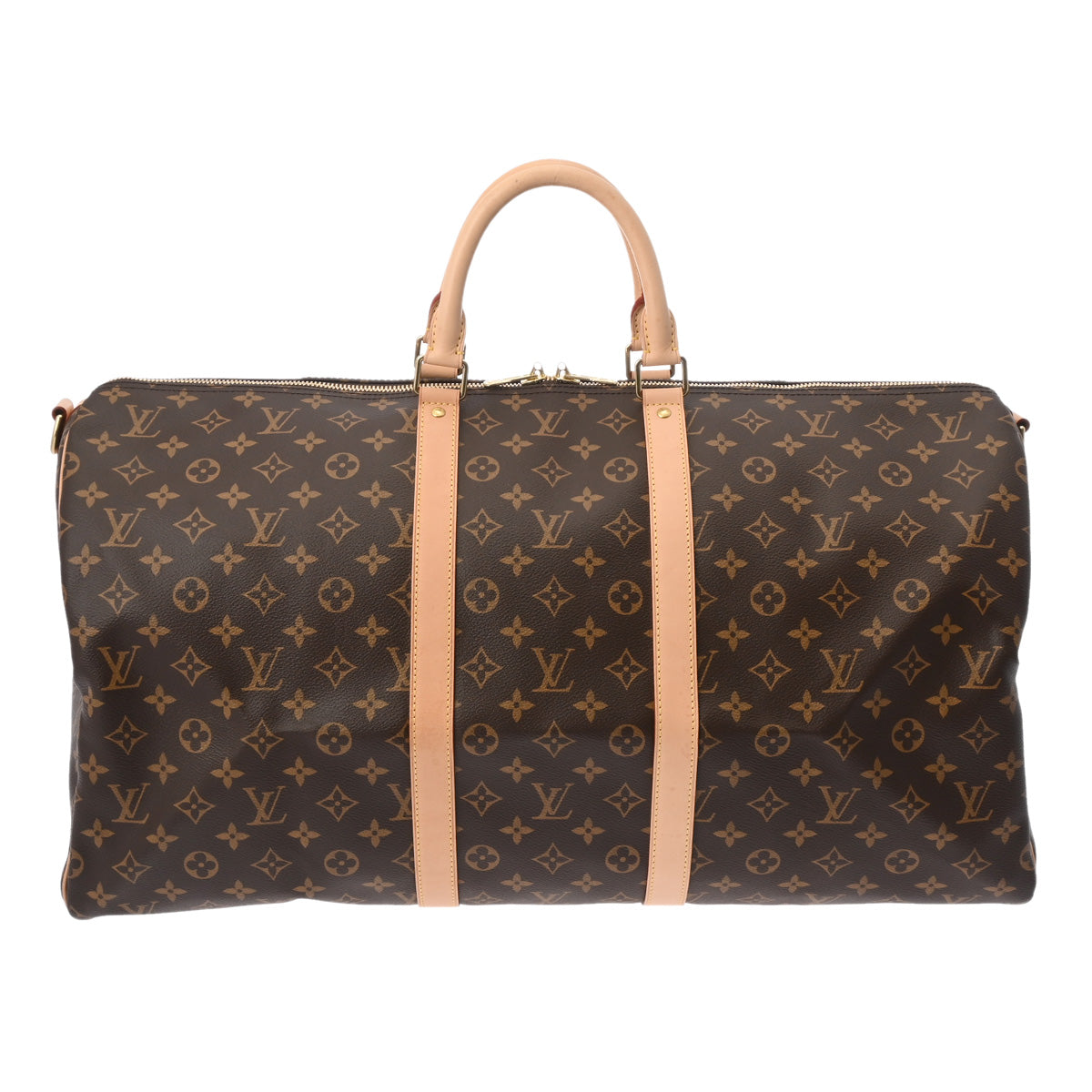 LOUIS VUITTON ルイヴィトン モノグラム キーポル バンドリエール 55 ブラウン M41414 ユニセックス モノグラムキャンバス ボストンバッグ Aランク 中古 