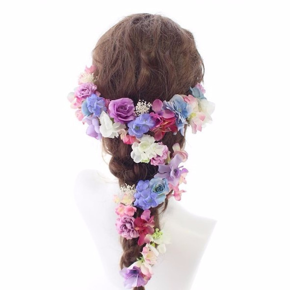 head dress* blue & purple