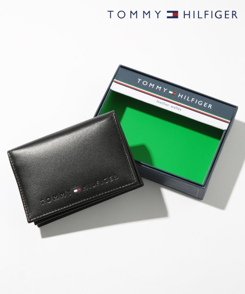 【TOMMY HILFIGER / トミーヒルフィガー】Yen Card Case カードケース プレゼント ギフト 本革 31TL20X014