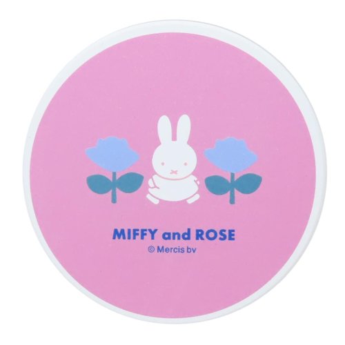 ミッフィー テーブルウェア 陶製吸水コースター MIFFY＆ROSE ピンク ディックブルーナ 金正陶器 プレゼント かわいい 絵本キャラクター グッズ