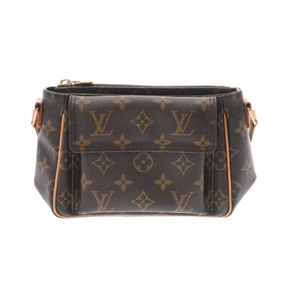 LOUIS VUITTON ルイヴィトン モノグラム ヴィバシテ PM ブラウン M51165 レディース モノグラムキャンバス ショルダーバッグ Bランク 中古 