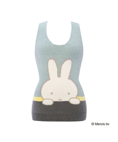 スロギー ミッフィーコラボ あったか インナートップ G062　つかまりmiffy(グリーン)