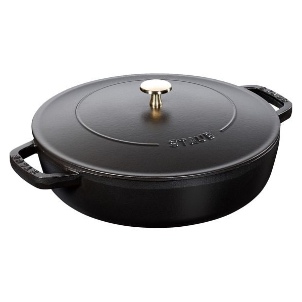 STAUB ストウブ ピコ・ココット ブレイザーソテーパン 26cm ブラック FC028LD-1264030