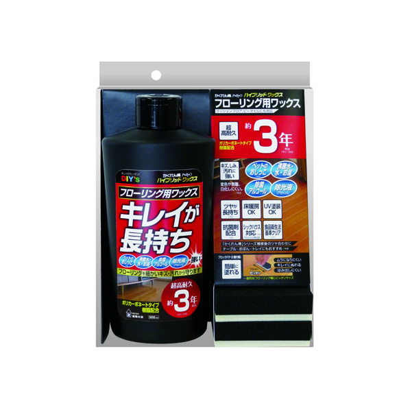 建築の友 かくれん棒プロ・ハイブリッドワックス 500ml FC33937-HYW-1500ml