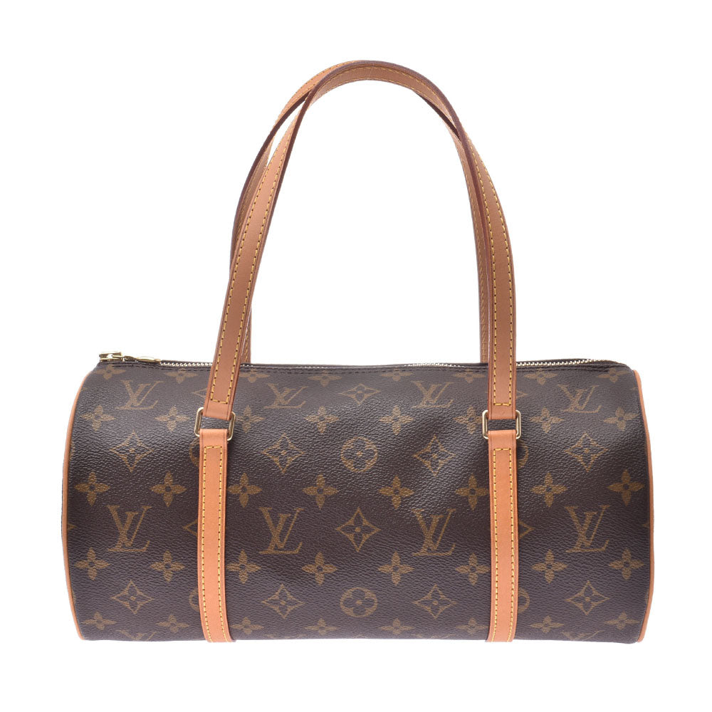 LOUIS VUITTON ルイヴィトン モノグラム パピヨンL ブラウン M51385 レディース モノグラムキャンバス ハンドバッグ Aランク 中古 