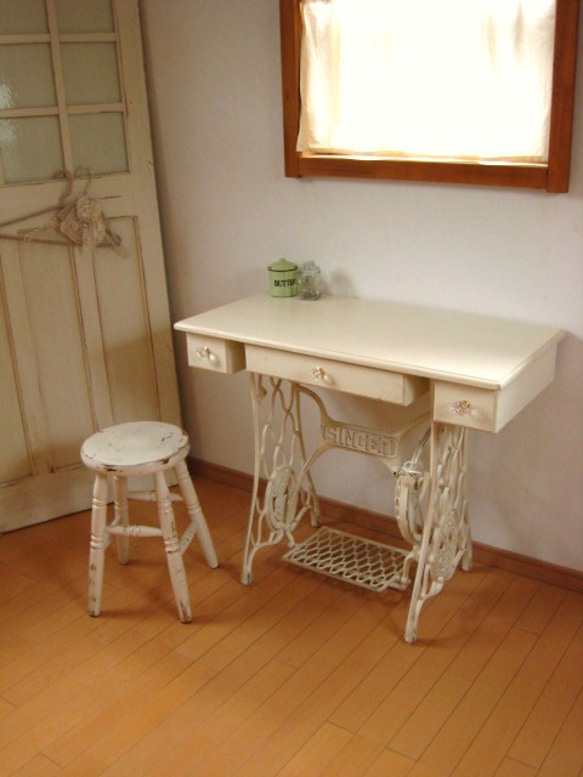 SINGER ミシン脚 drawers DESK  / JWS