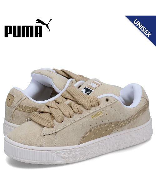 PUMA プーマ スウェード XL スニーカー メンズ レディース スエード SUEDE XL ベージュ 395205－05