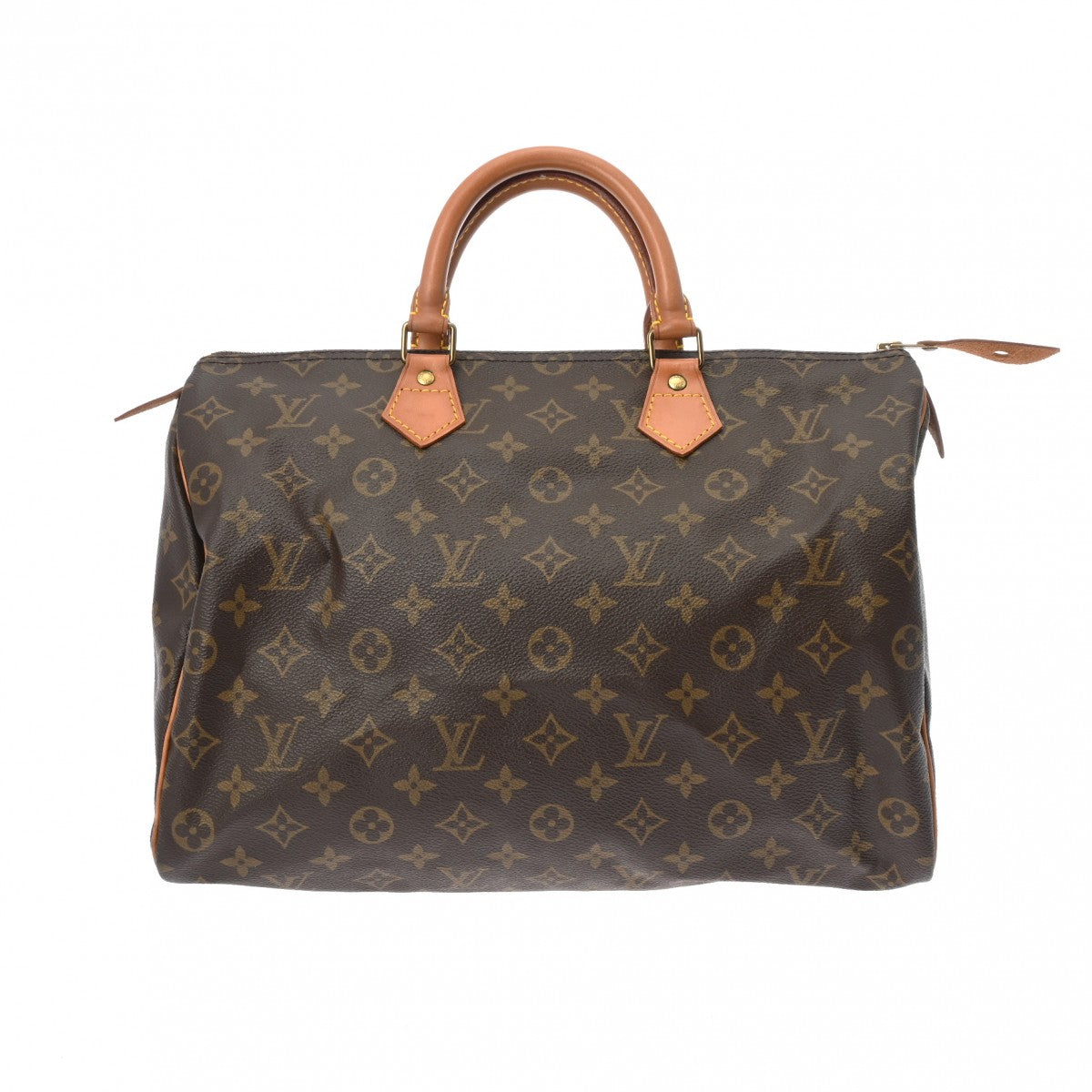 LOUIS VUITTON ルイヴィトン モノグラム スピーディ 35 ブラウン M41524 レディース モノグラムキャンバス ハンドバッグ Bランク 中古 