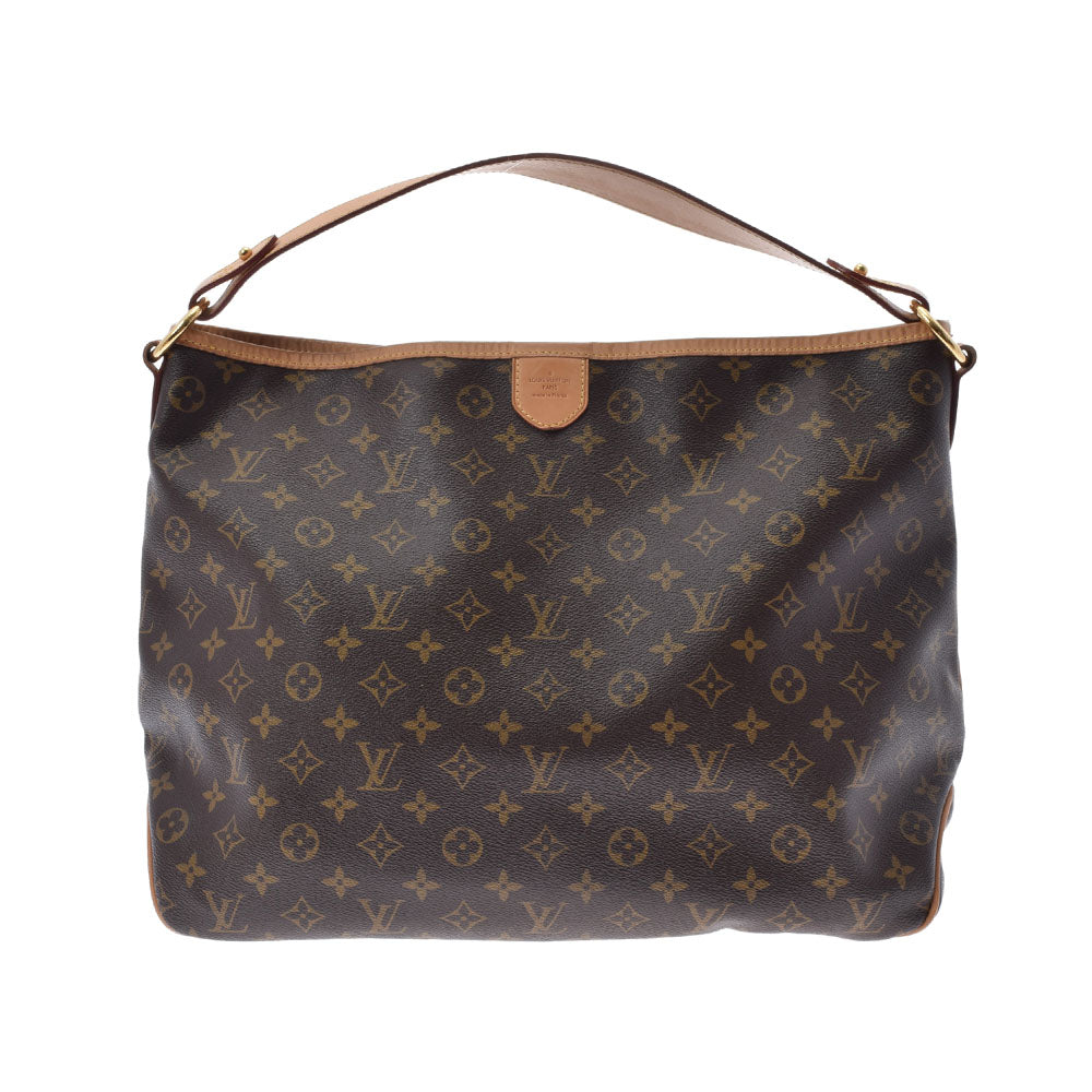 LOUIS VUITTON ルイヴィトン モノグラム ディライトフルMM ブラウン M40353 レディース モノグラムキャンバス ワンショルダーバッグ Bランク 中古 