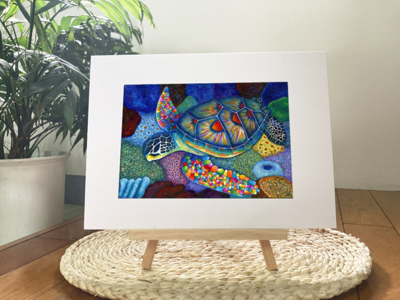 Floating In The Colorful Sea｜ Giclée Prints｜Fine Art Prints