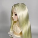 BJD 1/3 1/4  1/6人形 ドール用ウィッグ カツラ 耐熱 ハンドメイドzxww-215