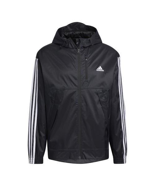 3－Stripes Loose Fit Hooded Woven Jacket (Gender Free)