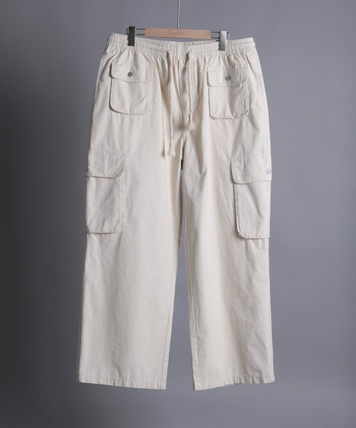 【aimoha neo】WIDE CARGO POCKET PANTS