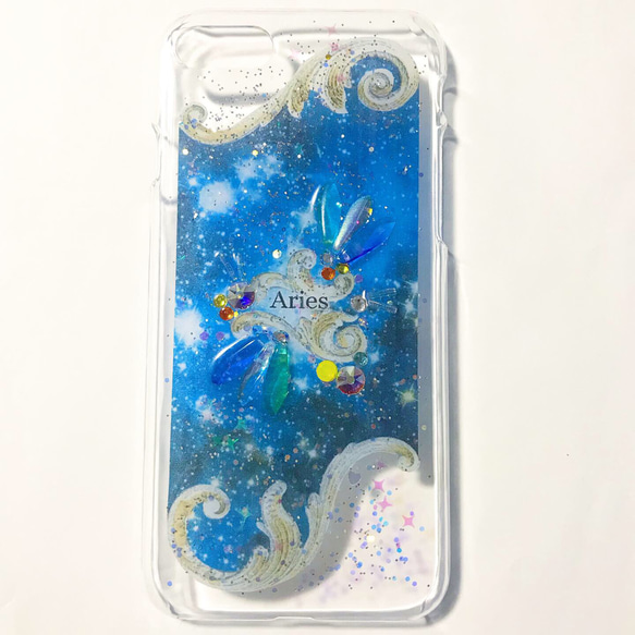 【iPhone 7/8ケース】 プラネタリウムシリーズ✨おひつじ座✨