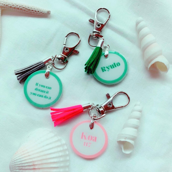 Rainbow key ring