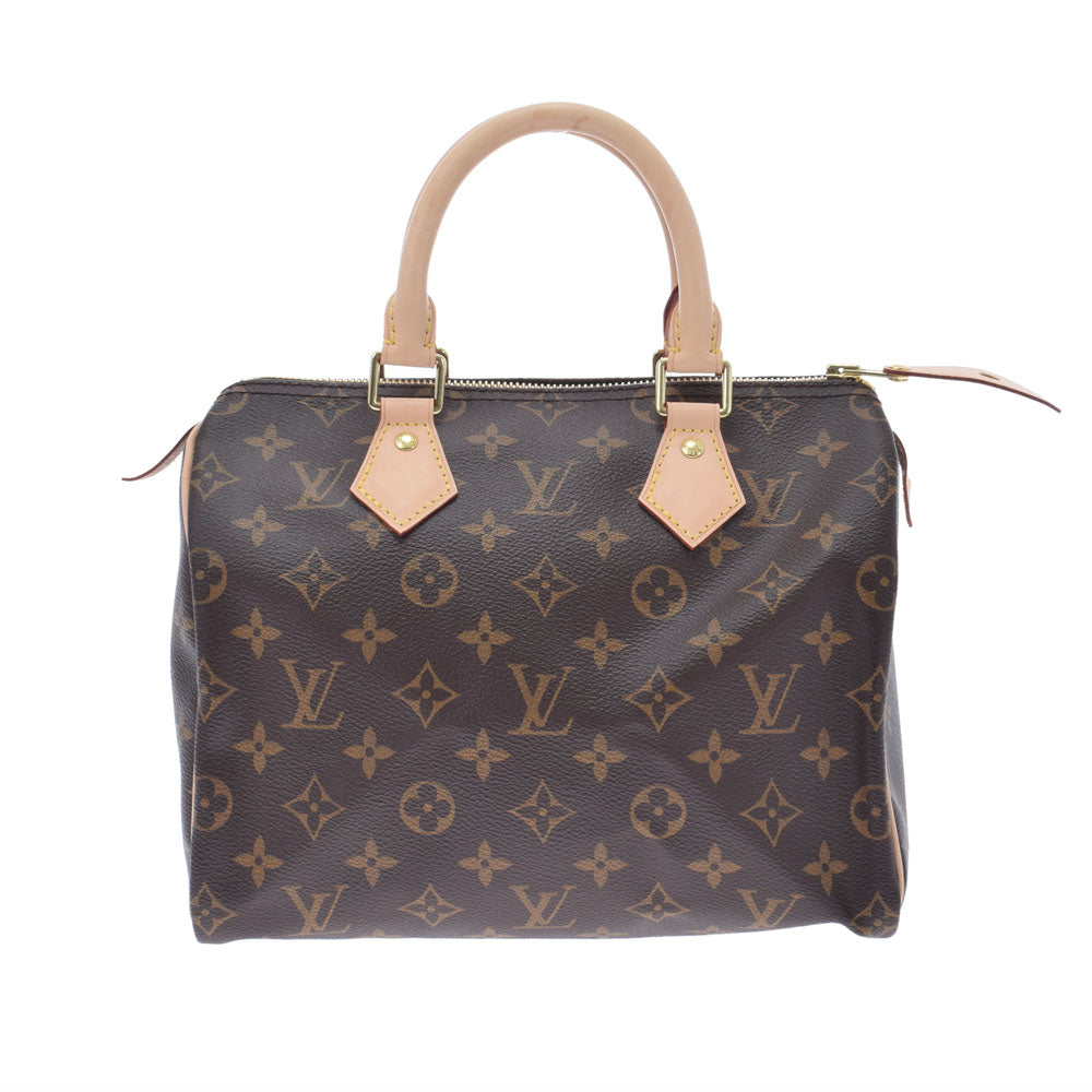 LOUIS VUITTON ルイヴィトン モノグラム スピーディ25 ブラウン M41109 レディース モノグラムキャンバス ハンドバッグ 新同 中古 