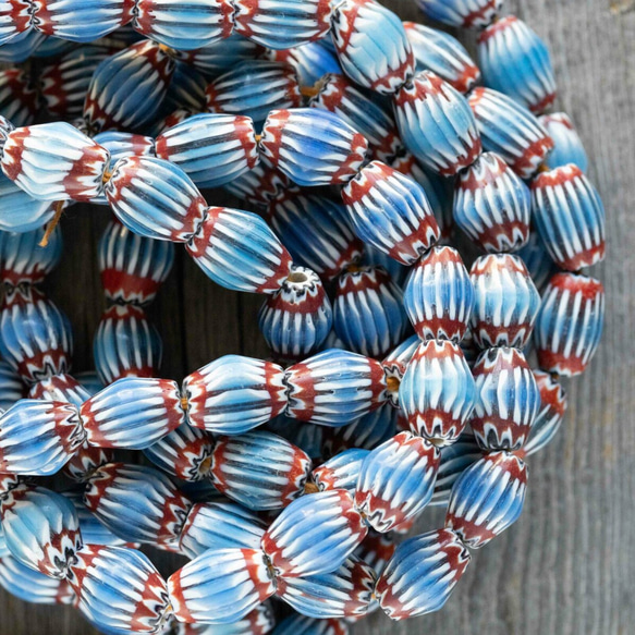 ＊Chevron Barrel type beads