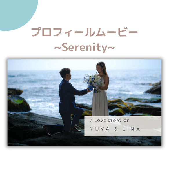 プロフィールムービー　テンプレート　ウエディングムービー　結婚式　DIY　iphone　Serenity　自作