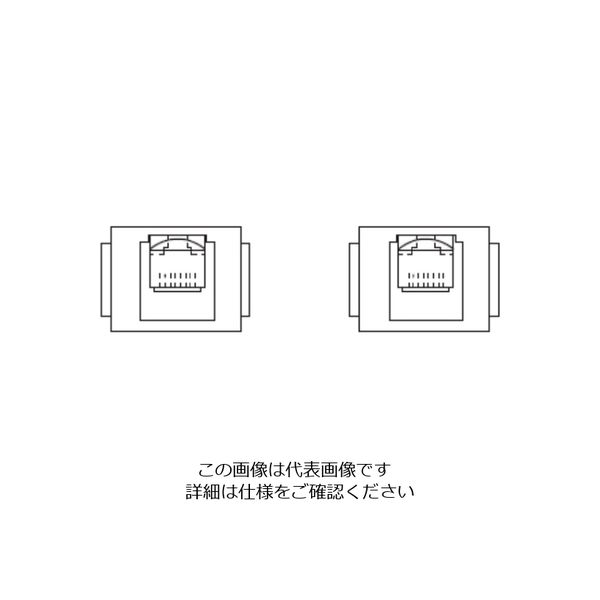 TERADA 器具ブロック CAT5Eモジュラジャック