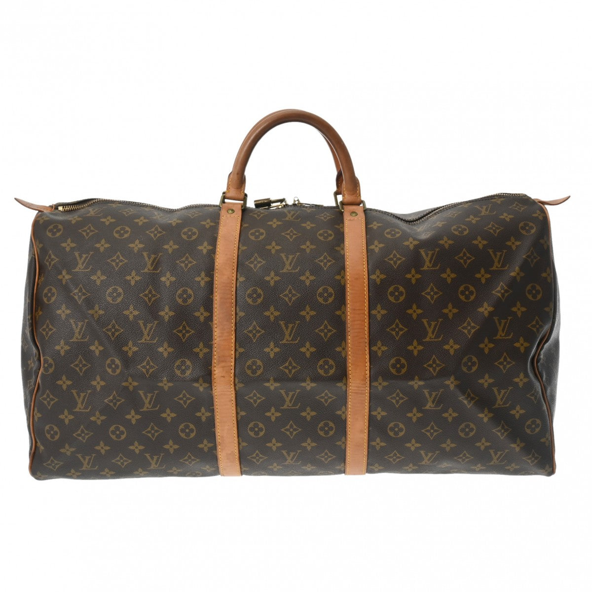 LOUIS VUITTON ルイヴィトン モノグラム キーポル 60 ブラウン M41422 ユニセックス モノグラムキャンバス ボストンバッグ Bランク 中古 