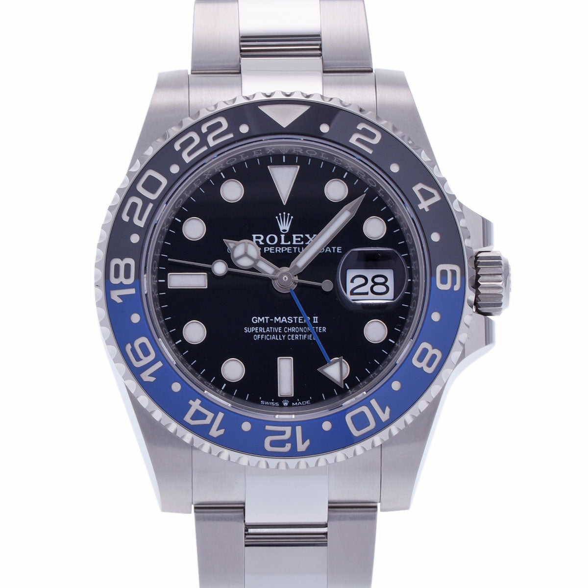 【現金特価】ROLEX ロレックス GMTマスター2 2023年11月 126710BLNR メンズ SS 腕時計 自動巻き 黒文字盤 未使用 