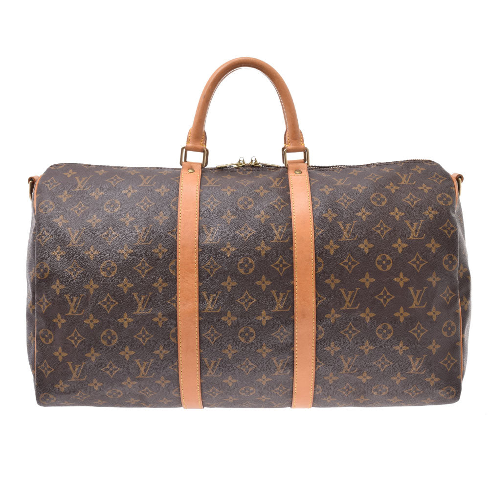 LOUIS VUITTON ルイヴィトン モノグラム キーポルバンドリエール50 ブラウン M41416  ユニセックス モノグラムキャンバス ボストンバッグ Bランク 中古 