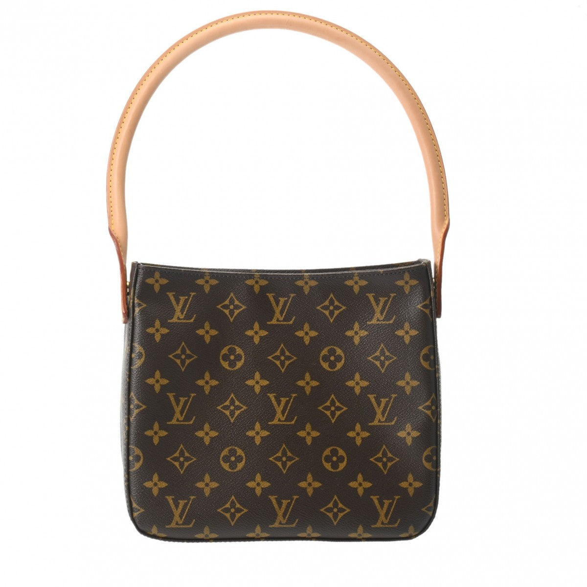 LOUIS VUITTON ルイヴィトン モノグラム ルーピング MM  ブラウン M51146 レディース モノグラムキャンバス セミショルダーバッグ Aランク 中古 