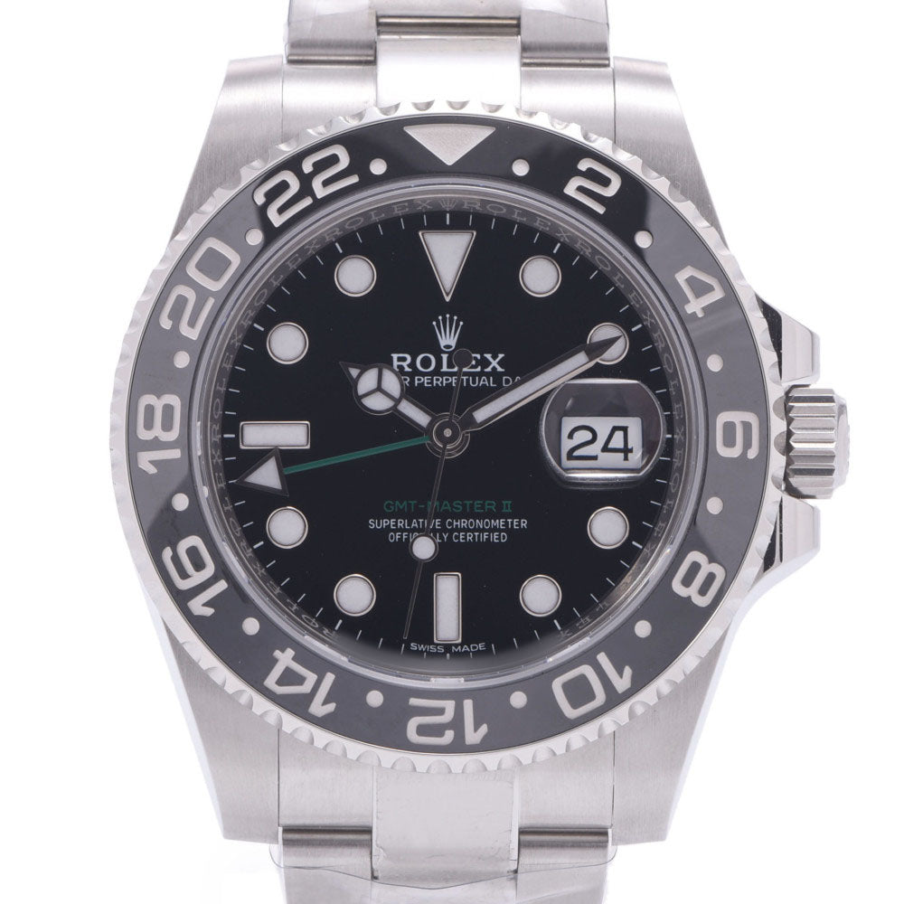 【現金特価】ROLEX ロレックス GMTマスター2 黒ベゼル 116710LN メンズ SS 腕時計 自動巻き 黒文字盤 未使用 