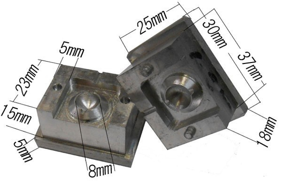 SHAREKI キラキラ クリスタルボール ラインストーン エポキシ樹脂粘土 金型 ボール型 8mm