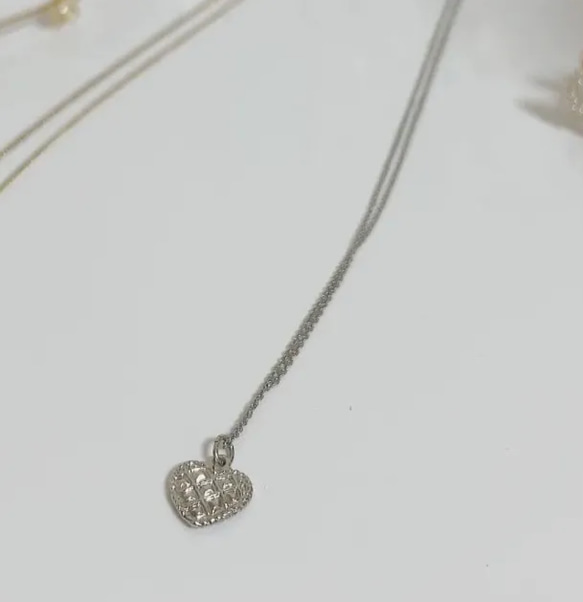 Silverheart necklace