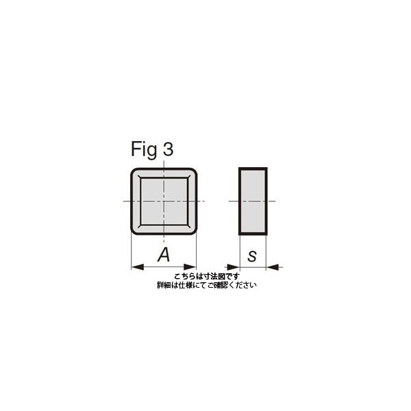 住友電工ハードメタル フライス用チップ SNEF43W:H10E 1セット(10個)（直送品）