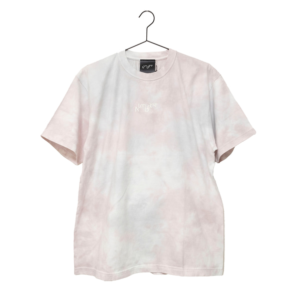 【 XL 】タイダイTシャツ日本製【Fog-pink】