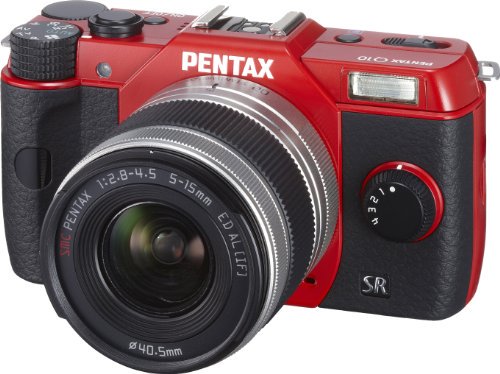 PENTAX デジタルミラーレス一眼 Q10 ズームレンズキット [標準ズーム 02 STANDARD ZOOM] レッド Q10 LENSKIT RED 12197【中古品】