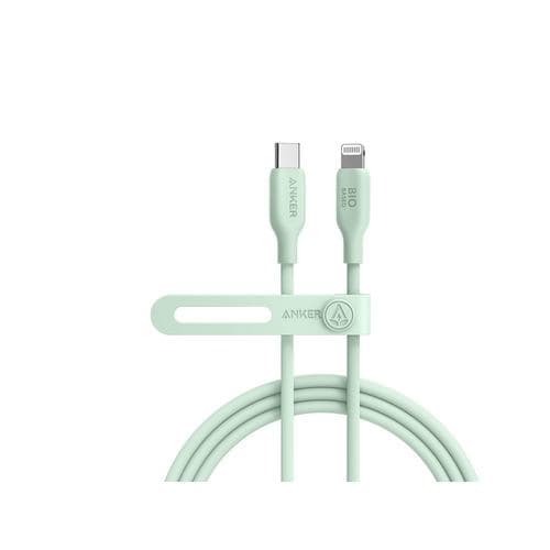 アンカー A80A2N61 Anker 541 エコフレンドリー USB-C & ライトニングケーブル 1.8m グリーン