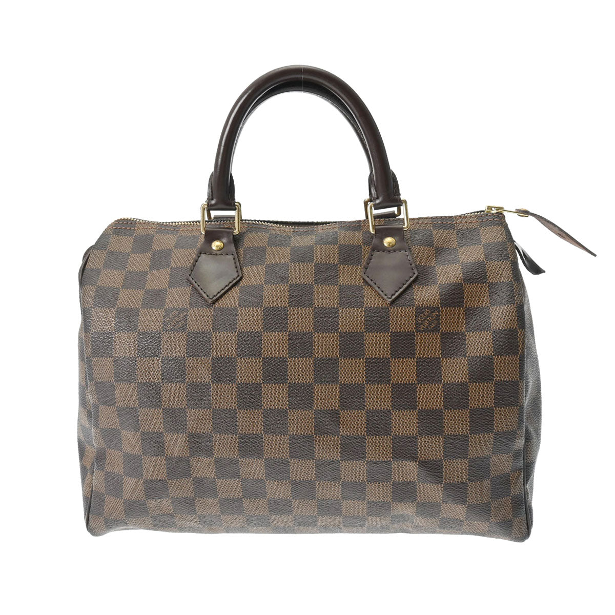 LOUIS VUITTON ルイヴィトン ダミエ スピーディ 30 ブラウン N41531 ユニセックス ダミエキャンバス ハンドバッグ Bランク 中古 