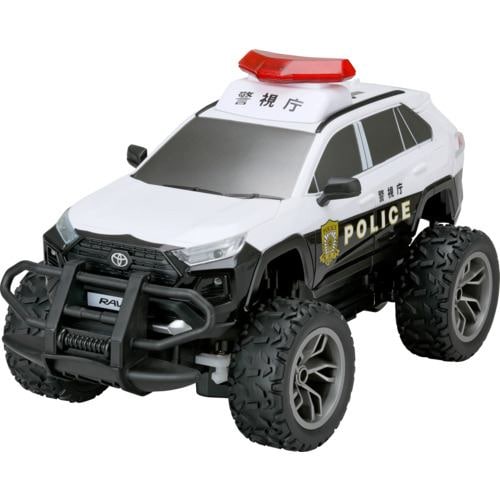 ハピネット 1／18 R／C トヨタ RAV4 パトロールカー