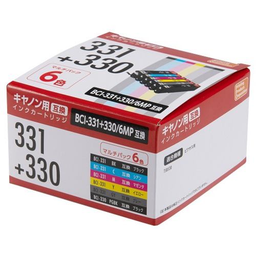 PPC PP-YC331-6P キャノン用互換インク(6色セット) PPYC3316P