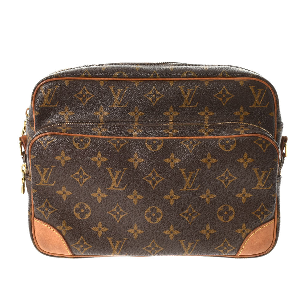 LOUIS VUITTON ルイヴィトン モノグラム ナイル ブラウン M45244 ユニセックス モノグラムキャンバス ショルダーバッグ Bランク 中古 