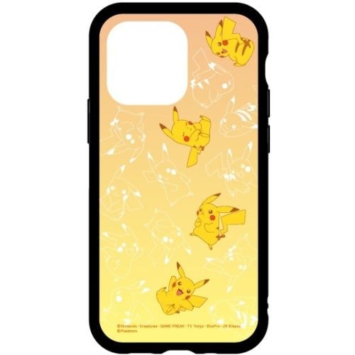 グルマンディーズ POKE-729A ポケットモンスター IIIIfit Clear 2021 iPhone 13 Pro 対応ケース ピカチュウ