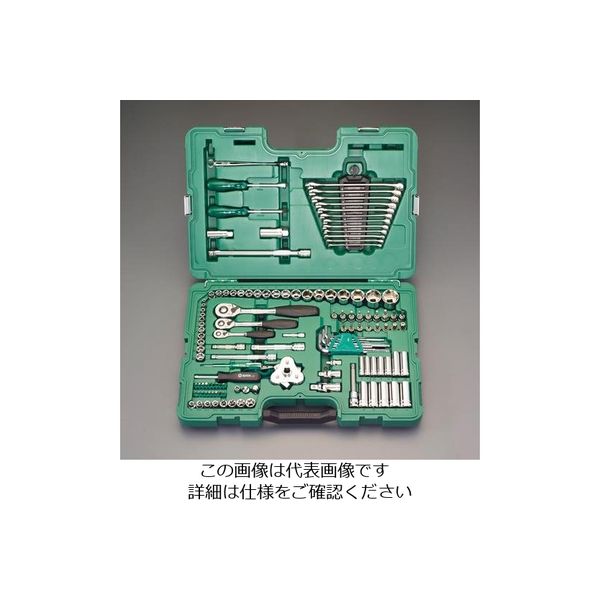 エスコ 1/4”・3/8”・1/2”DR ソケットレンチセット EA687DC-2 1セット（直送品）