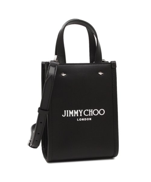 ジミーチュウ トートバッグ ショルダーバッグ 2WAY ミニ ブラック ホワイト レディース JIMMY CHOO MININSTOTE ANR