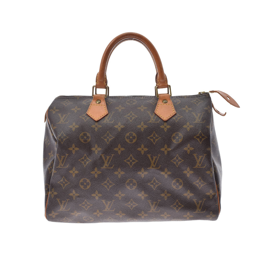 LOUIS VUITTON ルイヴィトン モノグラム スピーディ30 ブラウン M41526 レディース モノグラムキャンバス ハンドバッグ Bランク 中古 